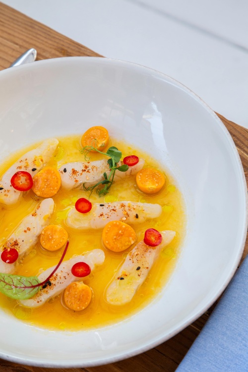 Montauk fluke crudo